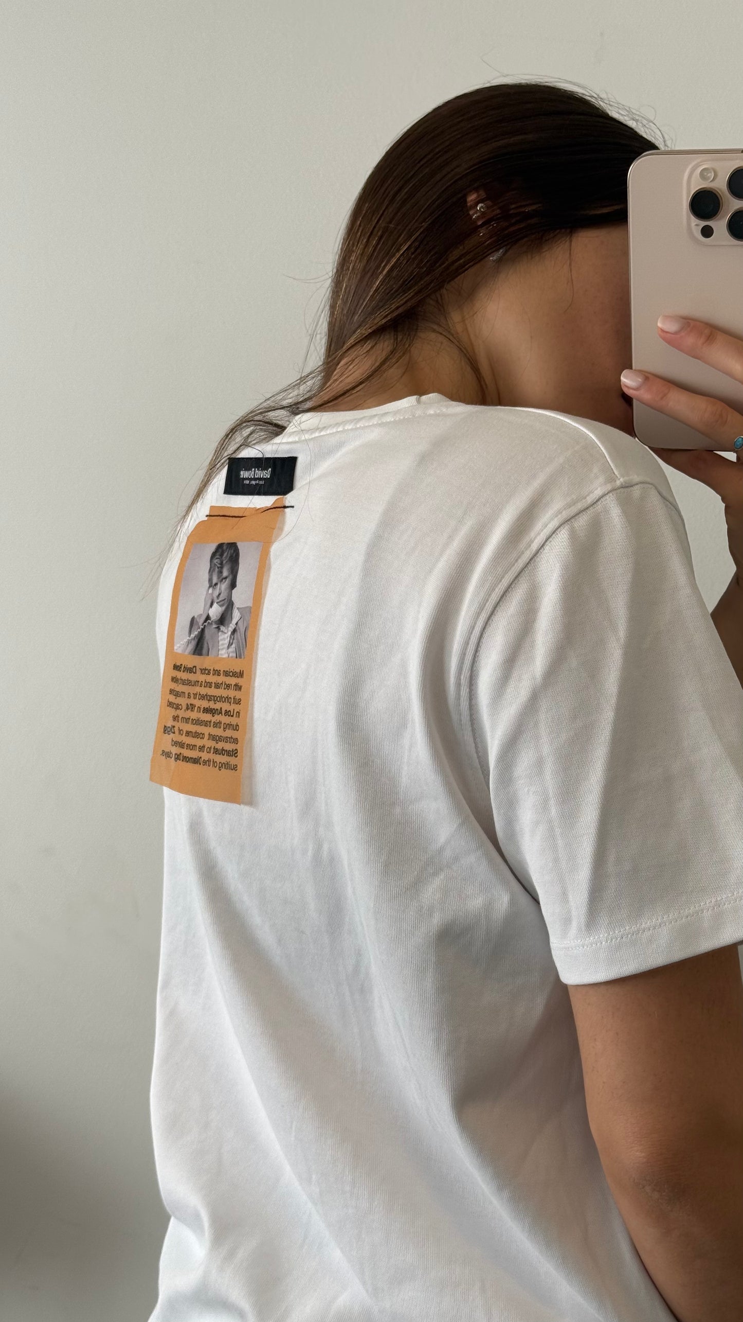 Remera balnca basica ZARA talle M