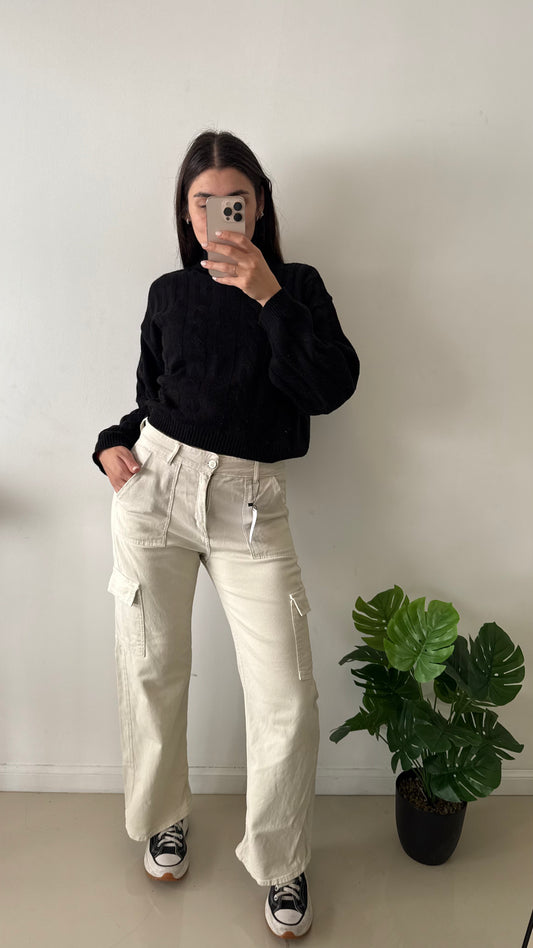 Cargo beige tribal talle 30